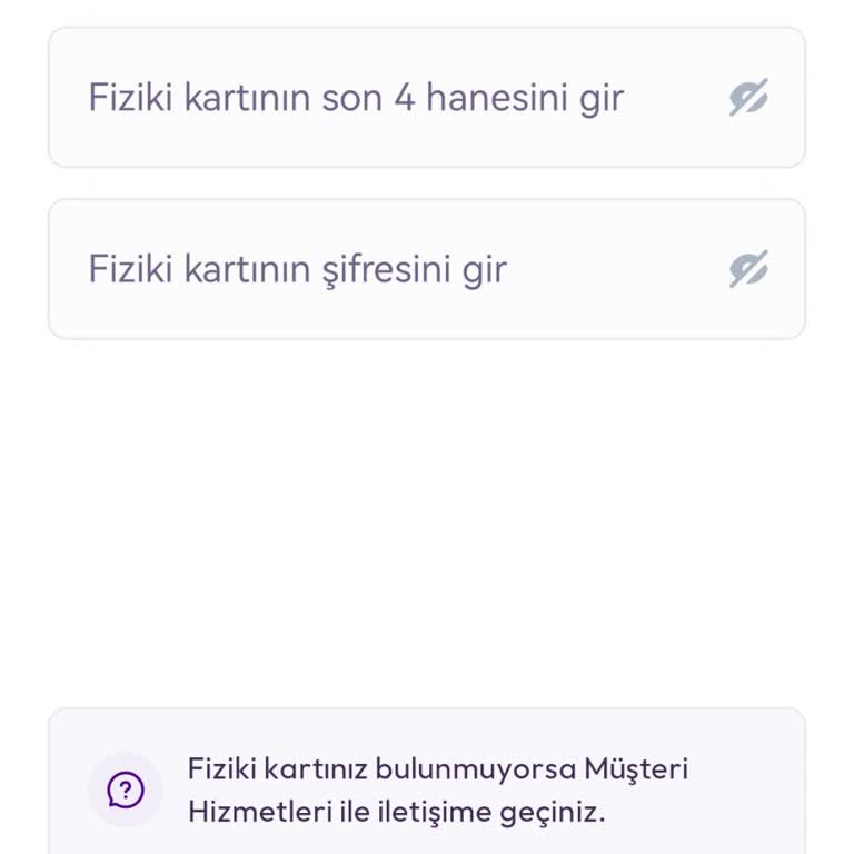 Kart Gönderilmemesi Ve Hesap Doğrulama Sorunlarıyla Uğraştıran Uygulama