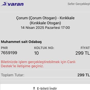 Otobüs Otogara Uğramadı, Bilmediğim Yerde İndirildim