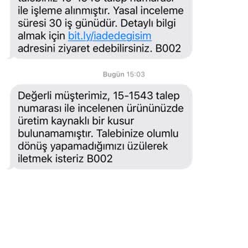 Ayakkabının Kısa Sürede Bozulması Ve Değişim Talebinin Reddedilmesi