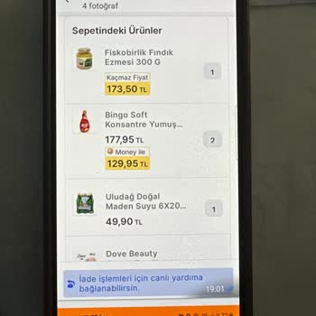 Migros Sanal Markette Eksik Ürün Teslimatı Ve Yetersiz Müşteri Hizmeti