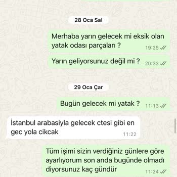 Eksik Ve Kusurlu Mobilya Teslimatı Sonrası İlgisizlik Ve Fatura Düzenlenmemesi