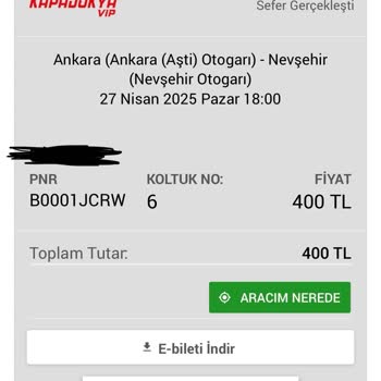 Biletimiz Yanmasına Ve Habersiz Otobüs Kalkışına Tepki