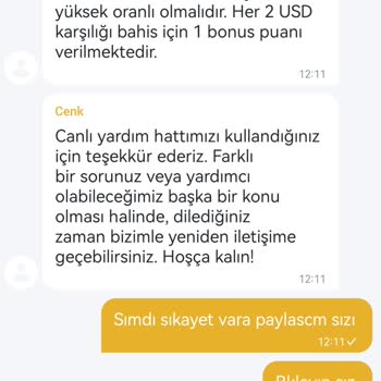 Promosyon Puanları Verilmedi Müşteri Desteği Yetersiz