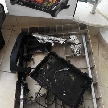 Elektrikli Izgara Yangın Tehlikesi Yarattı