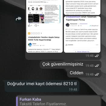 Sosyal Medyada Yanıltıcı Telefon Satışıyla Karşılaştım