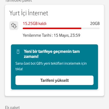 Hediye İnternet Paketi Kullanılmadan Ana Paketten Veri Harcanıyor