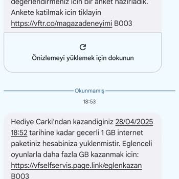 Hediye İnternet Paketi Kullanılmadan Ana Paketten Veri Harcanıyor