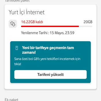 Hediye İnternet Paketi Kullanılmadan Ana Paketten Veri Harcanıyor