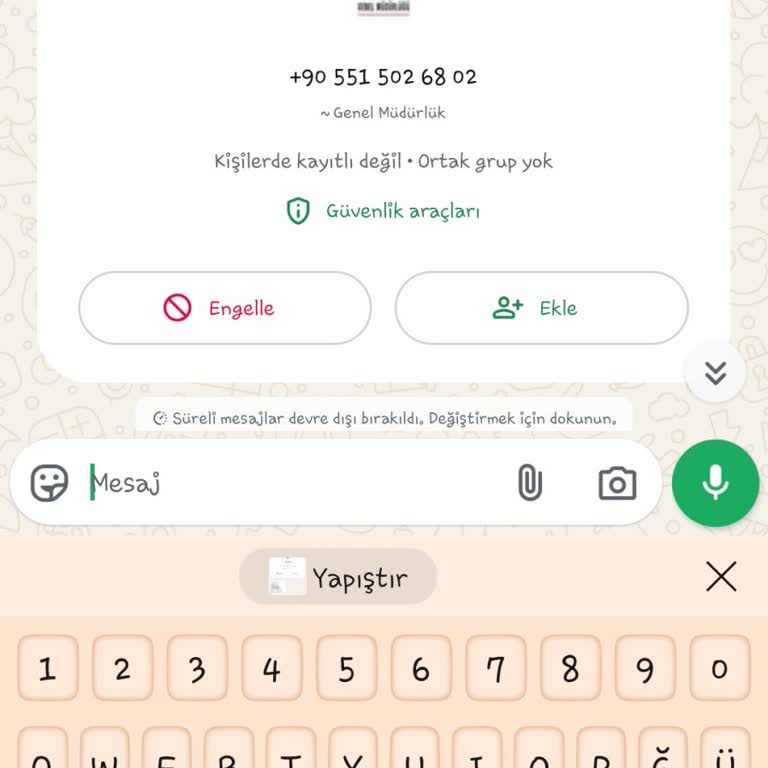 Bilinmeyen Numara Kişisel Bilgilerimi İstedi Endişeliyim