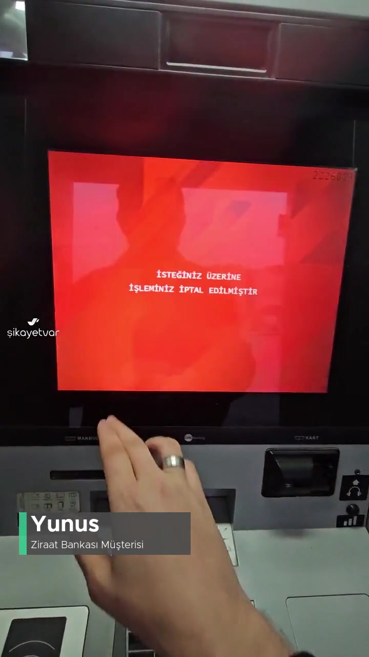 Ziraat Bankası ATM Paramı Alıkoydu! videonun kapak resmi