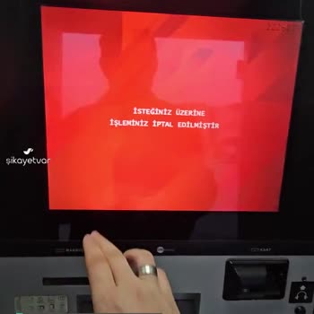 Ziraat Bankası ATM Paramı Alıkoydu!