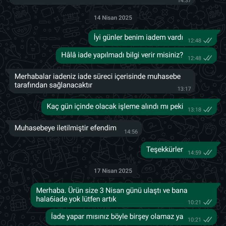 İade Edilmeyen Param İçin Oyalama Taktikleri!