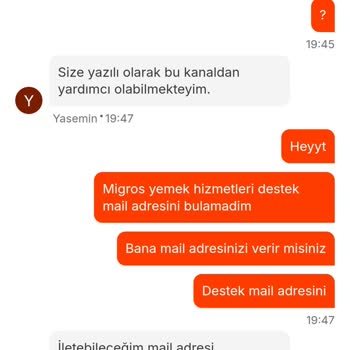 Migros Yemek Domino's Siparişim Geç Ve Soğuk Geldi İade Edemedim