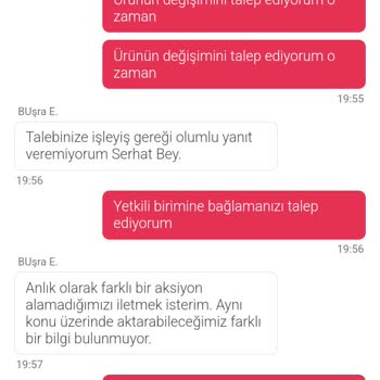 Soğuk Ve Eksik Gelen Sipariş, İlgisiz Hizmet