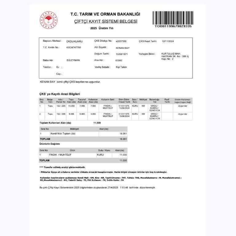 Sigorta Hasar Tespitinde Üretici Mağduriyeti Ve Eksik Ödeme İddiası