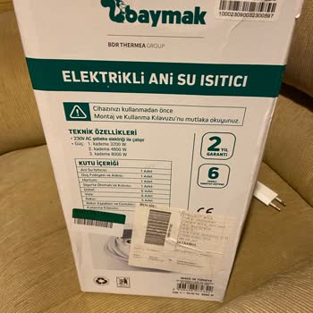 Yeni Alınan Şofbenin Bağlantı Yerinden Su Kaçırıyor Ve Isıtma Sorunu Yaşıyorum
