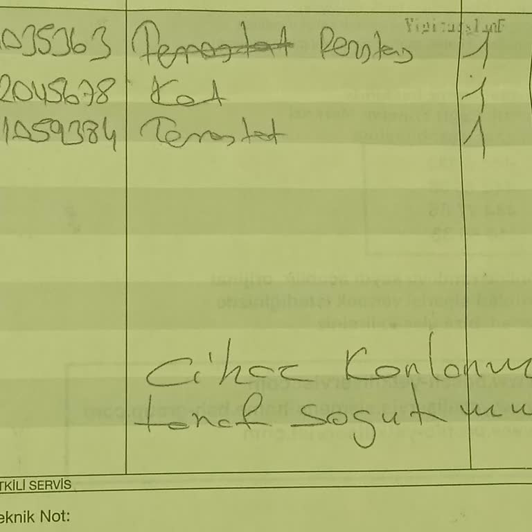 Bosch Buzdolabında Sürekli Arıza Ve Parça Değişimi Sonrası Yenileme Talebi