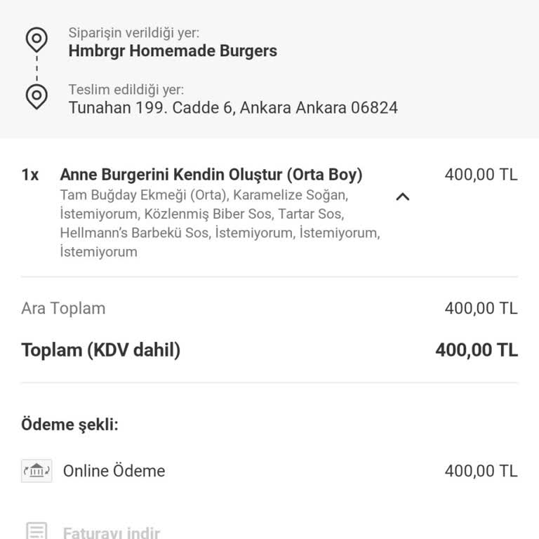 Sipariş Teslim Edilmedi Ücret İadesi Ve Destek Sağlanmadı