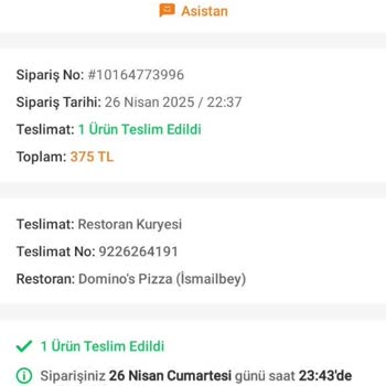 Domino's Pizza 30 Dakika Teslimat Garantisi Kampanya Döneminde Geçerli Olmadı, Güvenim Sarsıldı