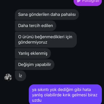Sipariş Ettiğim Egzoz Yerine Hatalı Ve Çatlak Ürün Gönderdiler