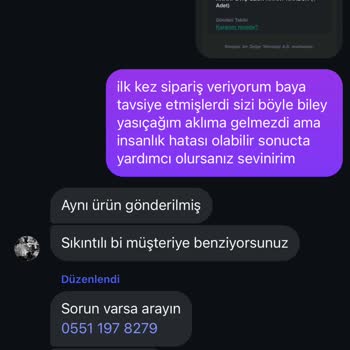 Sipariş Ettiğim Egzoz Yerine Hatalı Ve Çatlak Ürün Gönderdiler