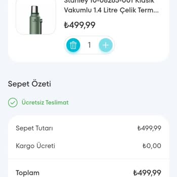 Stanley Termos Alışverişinde Ödeme Tutarı Beklenenden 10 Kat Fazla Çıktı