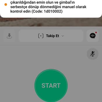 Kullanılmamış Cihazda Gimbal Arızası İçin Garanti Kapsamı Dışında Ücret Talebi