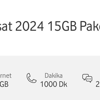 Vodafone Tarife Ve Fatura Bilgilerinde Tutarsızlık, İnternet Paketi Eksikliği