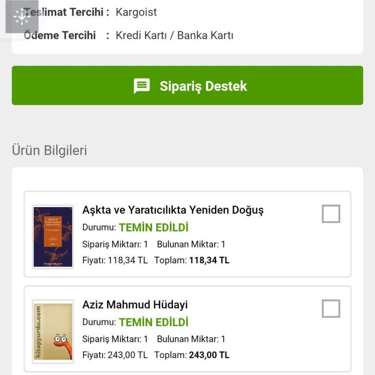 Kitapyurdu Yanlış Kargo Gönderimi ve Müşteri Hizmetlerinden Dönüş Alınamaması