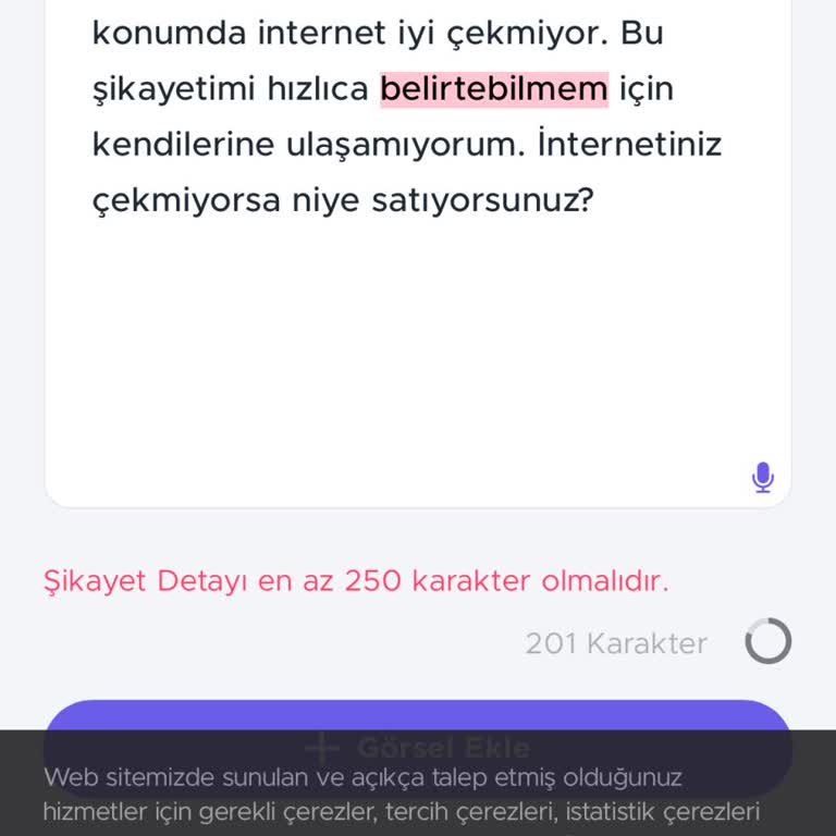 Aldığım İnternet Paketi Bulunduğum Bölgede Çekmiyor, İletişim De Kuramıyorum