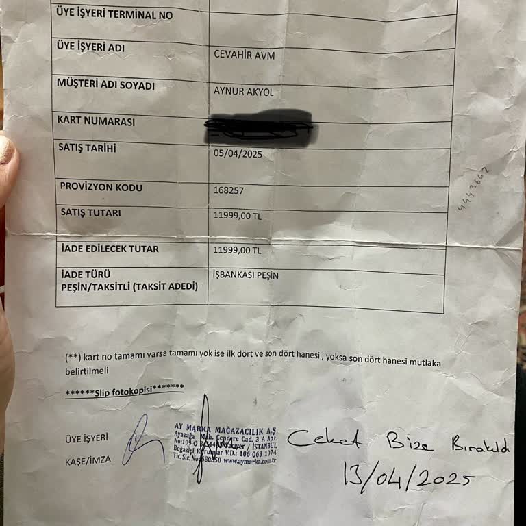 Network Mağazası İade Sürecinde Sürekli Oyalama Ve Gecikme