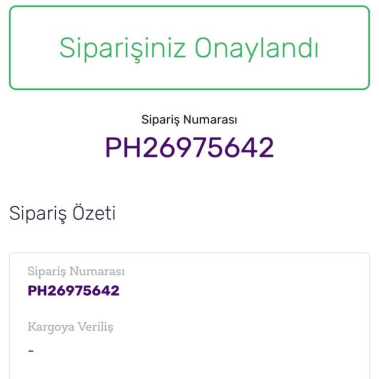 Üyelik Olmadan Sipariş İptali Yapılamıyor