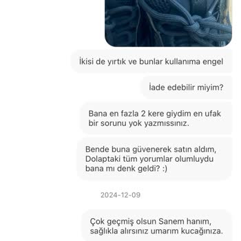 Aldığım Ayakkabı Yırtık Çıktı, Satıcı Paramı Aldı Ve Engelledi