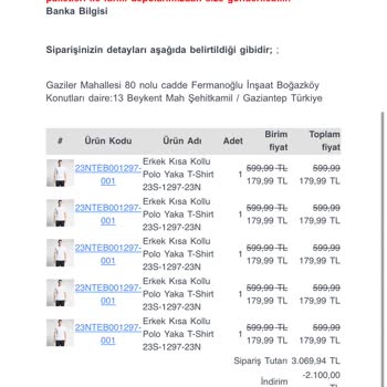 Siparişim Bilgim Dışında İptal Edildi Mağdur Oldum