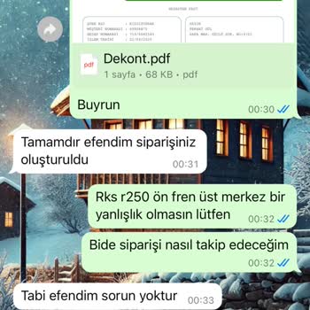 Online Parça Siparişimde Yaşadığım Mağduriyet
