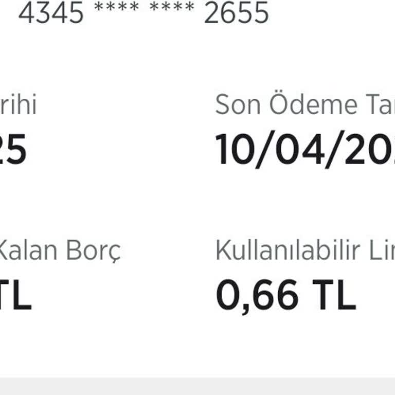 Kredi Kartı Limit Artışı Taleplerim Reddediliyor