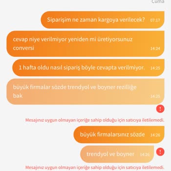 Siparişim Günlerdir Kargolanmadı Ve Müşteri Hizmetleri Yardımcı Olmadı