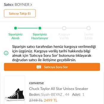 Siparişim Günlerdir Kargolanmadı Ve Müşteri Hizmetleri Yardımcı Olmadı