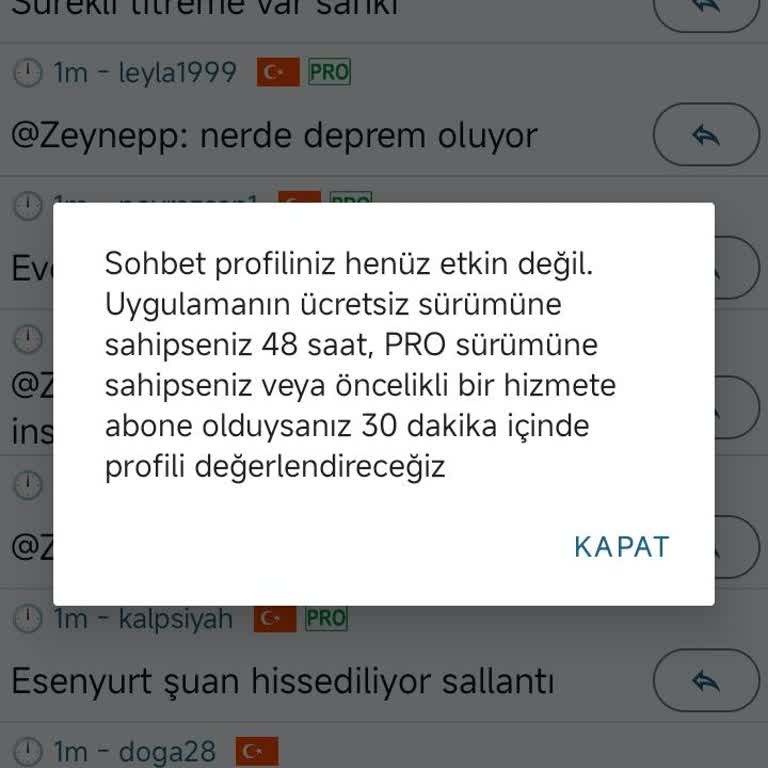 Deprem Ağı Deprem Bildirimleri ve Hesap Değerlendirmesi Kafa Karıştırıyor