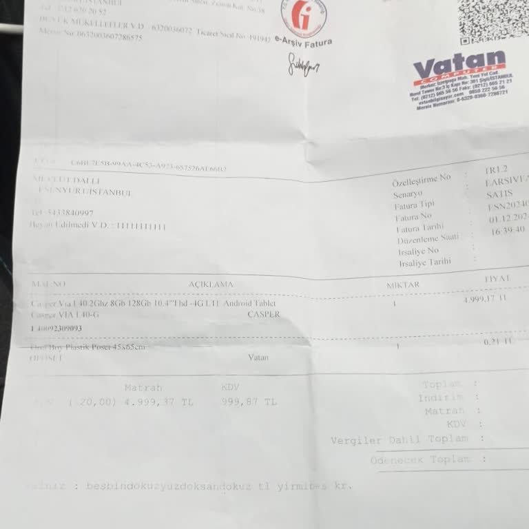 4 Aylık Tabletin Hoparlör Arızası Garanti Dışı Bırakıldı