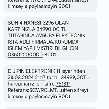 Provizyondaki İşlem İptal Edilmedi, Param İade Edilmedi
