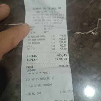 Baydöner'de Taze Olmayan Döner Ve Kötü Deneyim