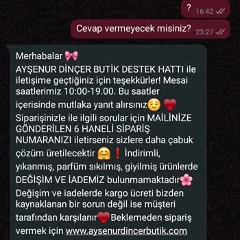 İade Hakkı Tanınmayan Elbise Alışverişi Tam Bir Hayal Kırıklığı