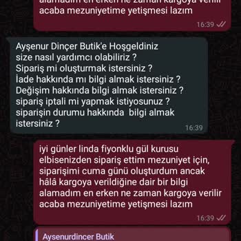 İade Hakkı Tanınmayan Elbise Alışverişi Tam Bir Hayal Kırıklığı