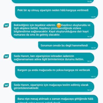 Watsons Tıkla Gel Al Siparişim Teslim Edilmedi, Para İadesi Yapılmıyor!