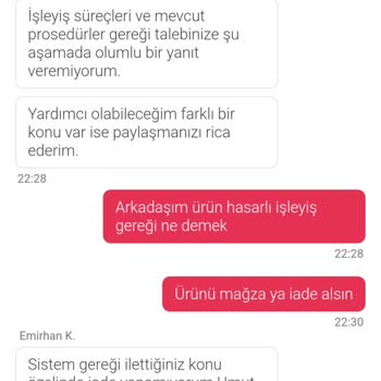 Yemek Sepeti Market'ten Eksik Ve Hasarlı Ürün Teslimatı, İade Sorunu