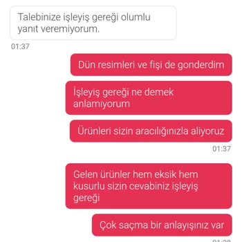 Yemek Sepeti Market'ten Eksik Ve Hasarlı Ürün Teslimatı, İade Sorunu