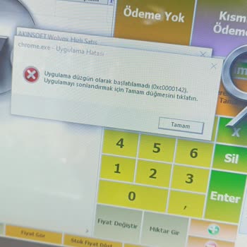 Akınsoft Sıfır Cihazda Sürekli Kapanma Ve Barkod Sistemi Sorunu