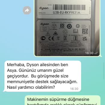 Dyson V15 Süpürge Garanti Ve Parça Değişimi Sorunu