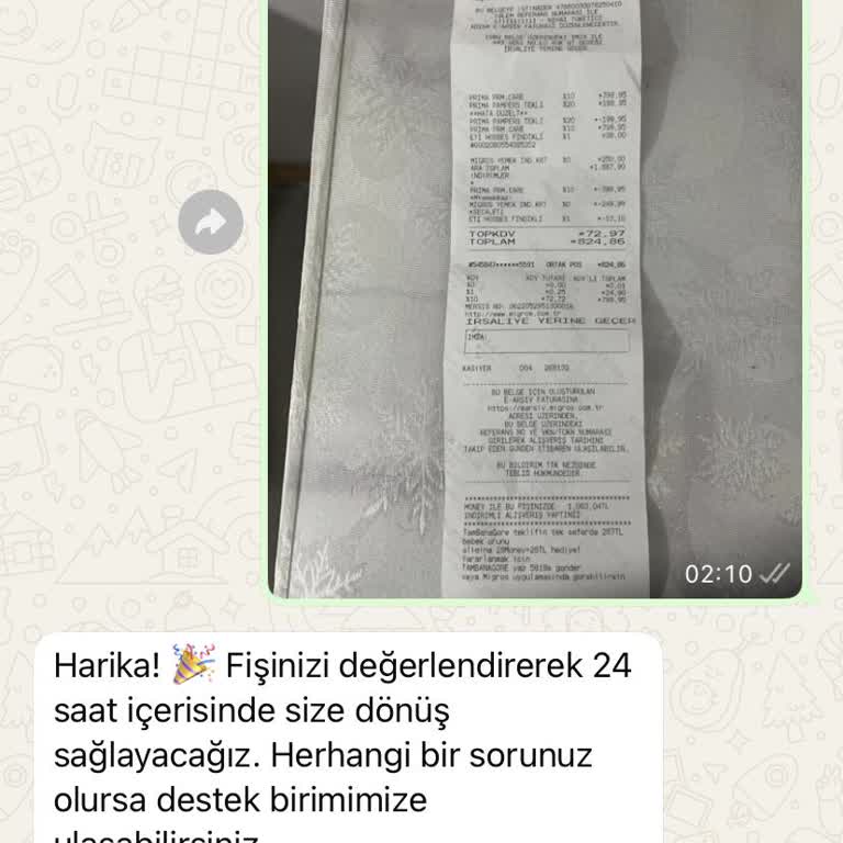 Prima Alışverişi Sonrası 100 TL İadem Hala Yapılmadı, İletişim Kuramıyorum